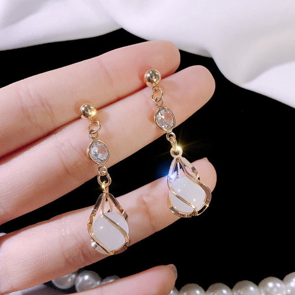 Aretes de Ópalo Cristal