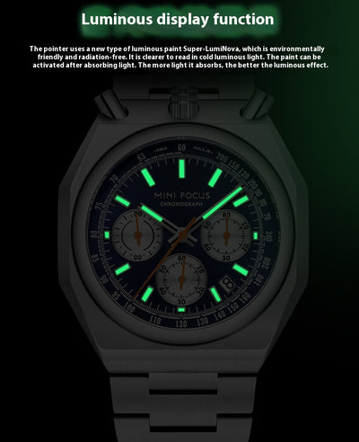 Reloj de Pulsera Multifunción Retro con Correa de Acero Inoxidable - Image 17