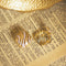 Aretes Clip Plata 925 Chapados en Oro con Circonitas