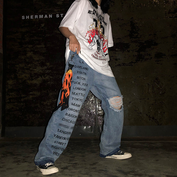 Pantalones Anchos Estilo Papá
