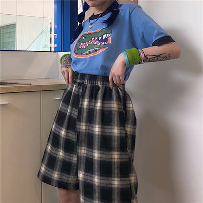 Pantalones Cortos Holgados Harajuku Coreanos de Cintura Alta para Hombre y Mujer - Image 6