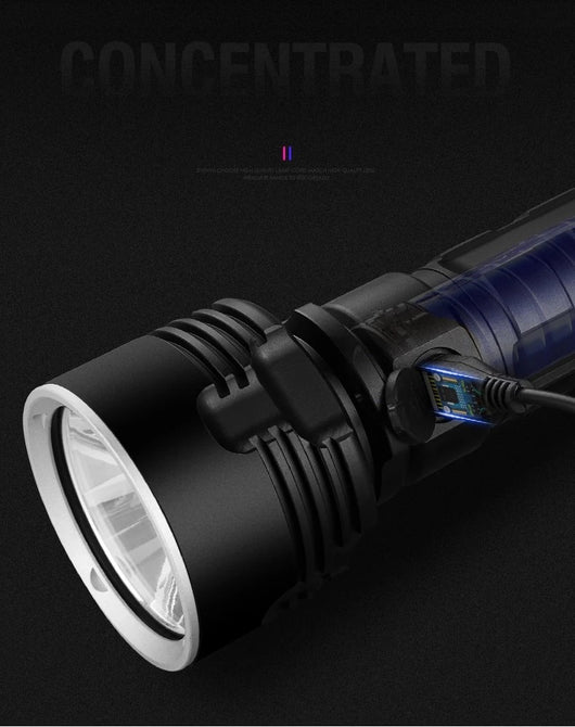 Linterna LED Recargable Ultra Potente con Enfoque Ajustable - Image 4