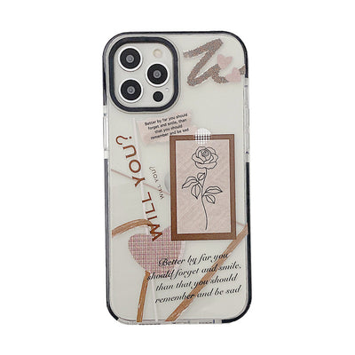 Funda Transparente para Celular Diseño Rosa Helado - Image 3