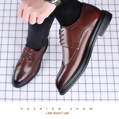 Zapatos de Cuero Oxford Estilo Británico para Hombre - Elegancia Profesional - Image 10