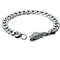 Pulsera de Plata Tailandesa con Cierre de Cabeza de Serpiente - Diseño Ligero