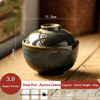 Olla de Cerámica para Baño María con Tapa - Recipiente Ideal para Postres - Image 9