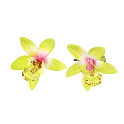 Pares de Horquillas con Flores Artificiales - Estilo Bohemio y Lateral - Image 6
