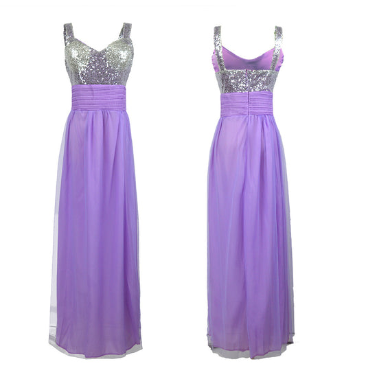 Vestido Largo de Dama de Honor - Elegancia Perfecta para tu Mejor Amiga - Image 2