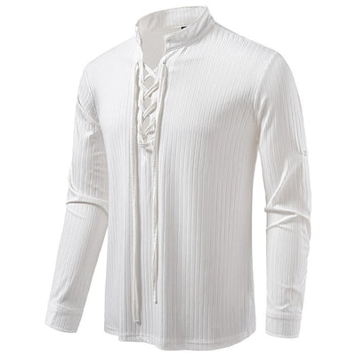 Playera Casual de Manga Larga con Cordón Ajustable para Hombre - Image 14