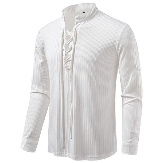 Playera Casual de Manga Larga con Cordón Ajustable para Hombre - Image 14
