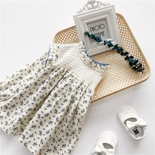 Blusa Vaquera Bebé Cuello de Encaje Floral Manga Larga - Image 2