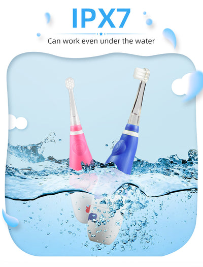 Cepillo de Dientes Eléctrico Infantil - Suave y Resistente al Agua - Image 11