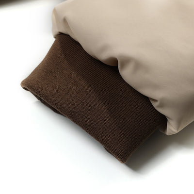 Abrigo Patchwork de Contraste de Colores para Hombre - Image 5