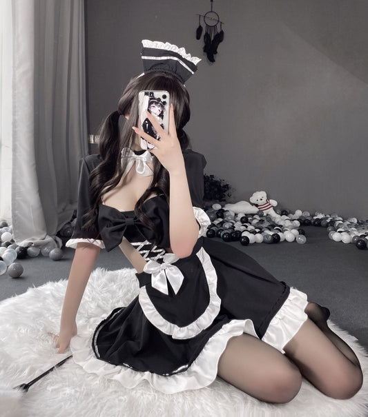 Conjunto de Mucama Erótica - Traje de Pasión - Image 2