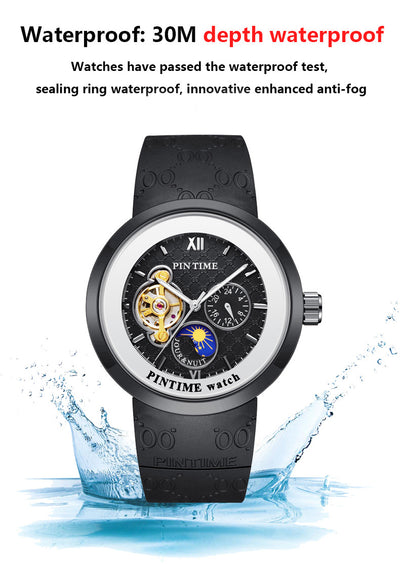 Reloj Automático Mecánico de Tres Contadores - Image 9