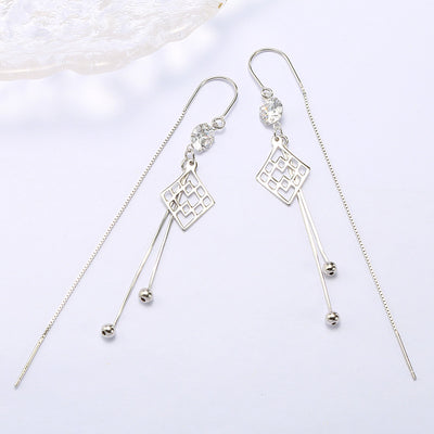 Aretes de Diamante para Mujer - Diseño Europeo y Americano - Image 2