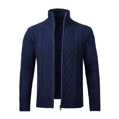 Cardigan de cuello alto con cierre y mangas largas - Image 14