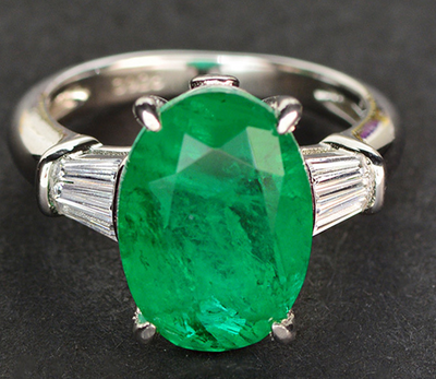 Anillo de Esmeralda en Plata de Ley - Diseño Ancestral Vintage - Image 3