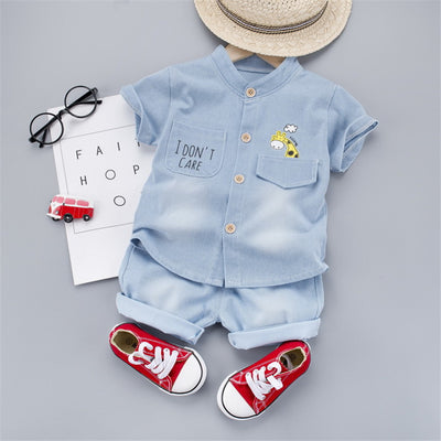 Shorts de Mezclilla Dos Piezas con Manga Corta - Image 11