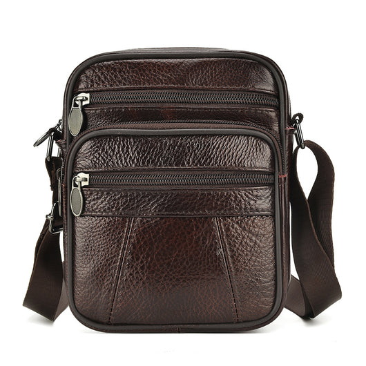 Bolso de Cuero Genuino para Negocios y Aventura al Aire Libre - Image 9