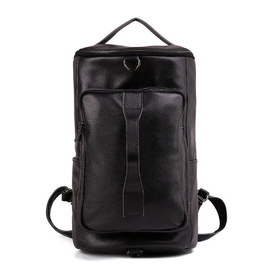 Bolsa de Viaje para Hombre Cuero Genuino Gran Capacidad