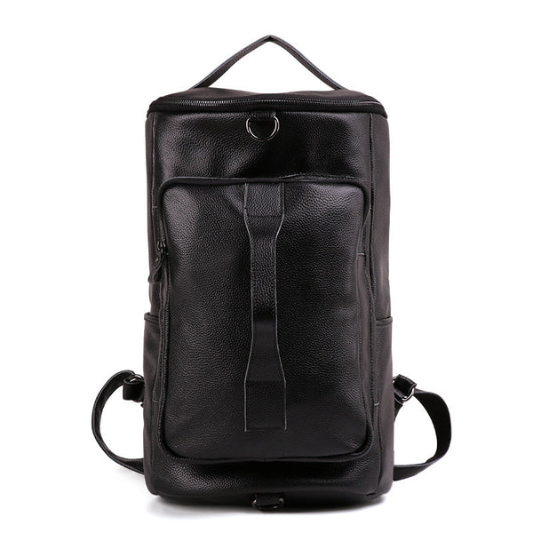 Bolsa de Viaje para Hombre Cuero Genuino Gran Capacidad