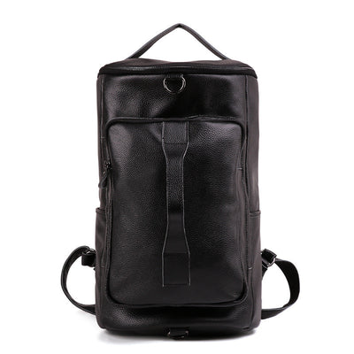 Bolsa de Viaje para Hombre Cuero Genuino Gran Capacidad