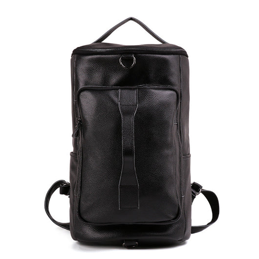 Bolsa de Viaje para Hombre Cuero Genuino Gran Capacidad