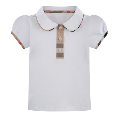 Camisa Infantil de Manga Corta con Cuello Contrastado - Image 15