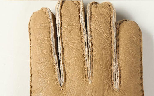 Guantes de Piel de Oveja Genuina con Dedo Dividido para Hombre - Image 14
