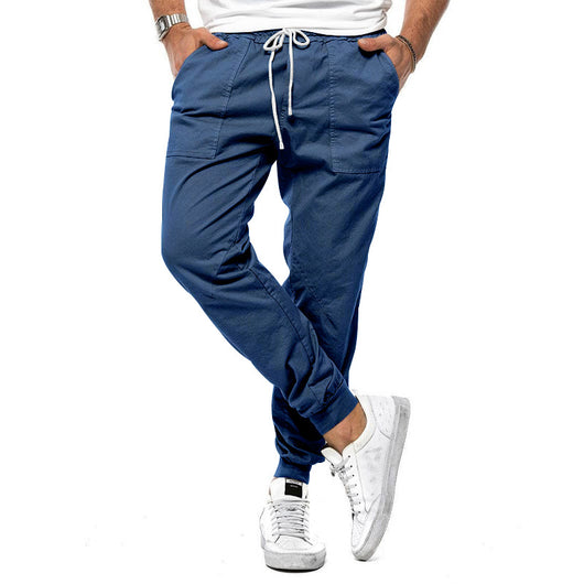 Pantalones Casuales Hombre Primavera Otoño Ajuste Relajado Deportivos - Image 9