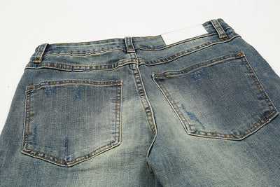 Pantalones Slim Fit Rotos con Cierre - Diseño Urbano Moderno - Image 3