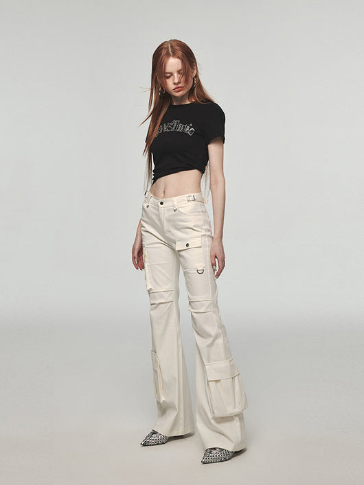 Pantalones Cargo Retro de Pierna Ancha - Image 5