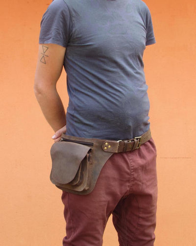 Bolsa de Cintura Punk Medieval Retro - Estilo Europeo y Americano para Hombre - Image 5