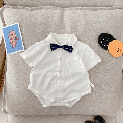 Mameluco Infantil Estilo Vaquero para Niño - Ropa Gentleman - Image 4