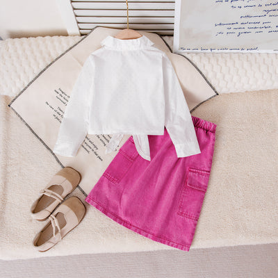 Conjunto de Shorts Denim Knot Temperament - Image 4