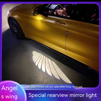 Lámpara de Cortesía para Espejo Retrovisor con Alas de Ángel - Image 2