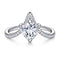 Fashion Sterling Plateado Ring For Women DY120099SWGN No 5