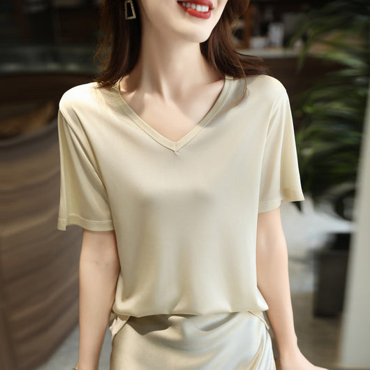 Blusa Suelta de Satén Francés Premium - Image 28
