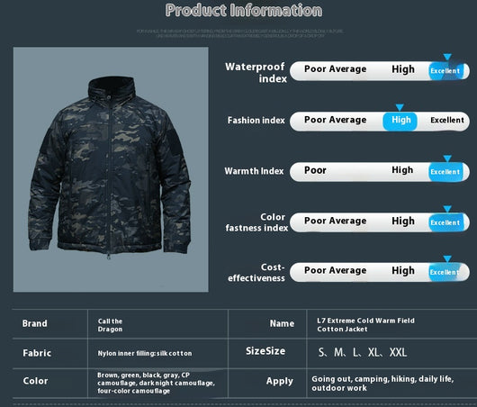 Chaqueta Urbana de Camuflaje: Protección Impermeable para Frío y Lluvia - Image 43