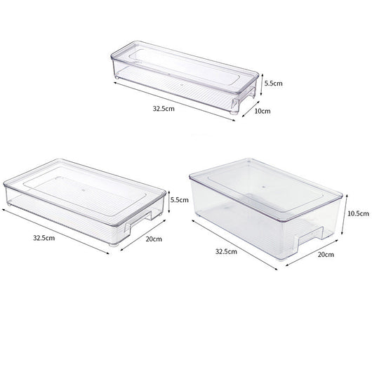 Caja Organizadora Refrigerador Transparente con Cajón - Conservación de Alimentos - Image 21