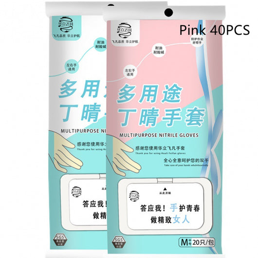 Guantes de Látex Impermeables Resistentes para Lavar Platos y Trabajo en Cocina - Image 9
