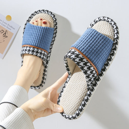Pantuflas de Lino para Mujer - Cómodas, Transpirables y Antideslizantes - Image 4