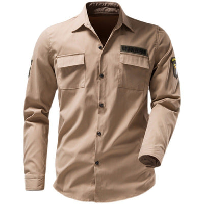 Camisa Táctica Multi Bolsillos Bordada USAF Manga Larga Hombre - Image 18