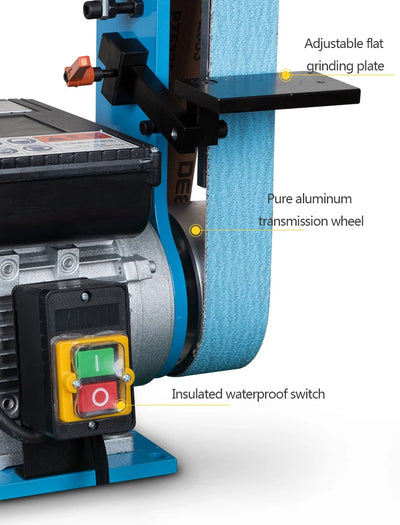 Lijadora de Banda Vertical Eléctrica para Afilado y Pulido Profesional - Image 11