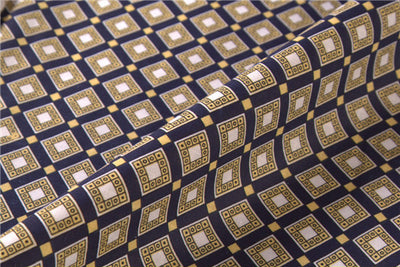 Pijamas de Algodón Estampado con Patrón Multi Grid