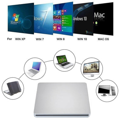 Grabadora CD Externa Ultrafina Portátil con Succión - Image 13