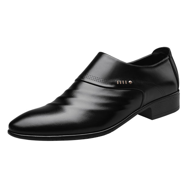 Zapatos de Cuero para Hombre con Punta Afilada - Estilo Casual Elegante