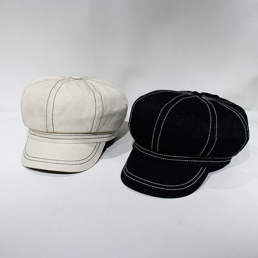 Gorra Octagonal Retro Británico para Mujer - Primavera Verano - Image 2