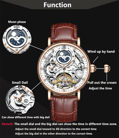 Relojes Mecánicos KINYUED - Precisión y Estilo - Image 3